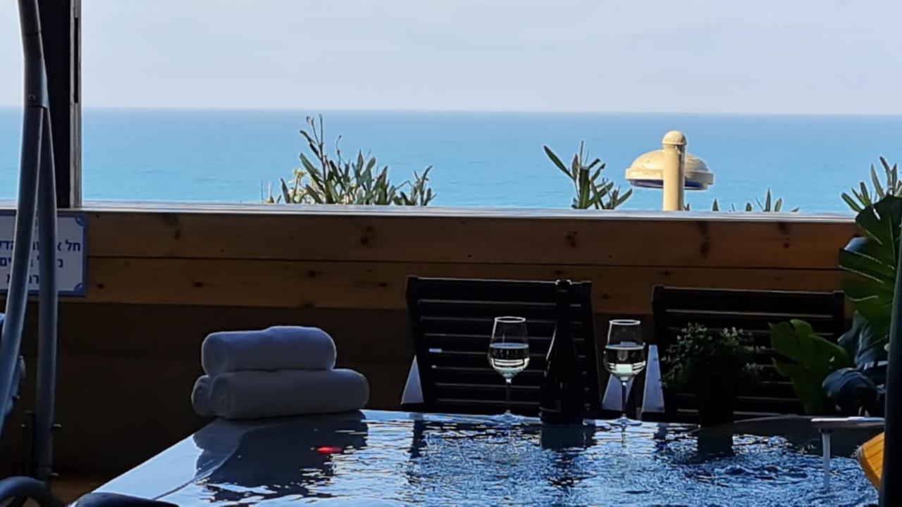 Magic On The Sea-Suites With A Private Jacuzzi And A Private Sea View ネタニア エクステリア 写真